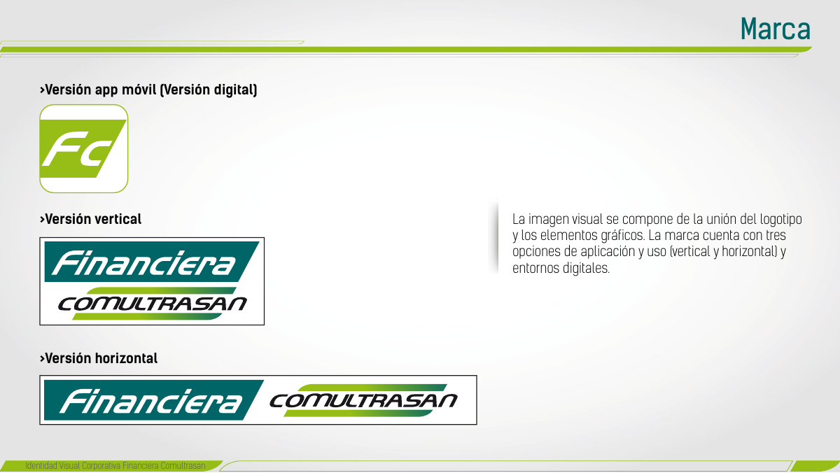 Versiones de la marca