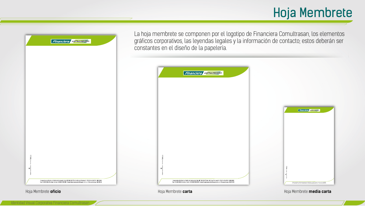 Hoja membrete