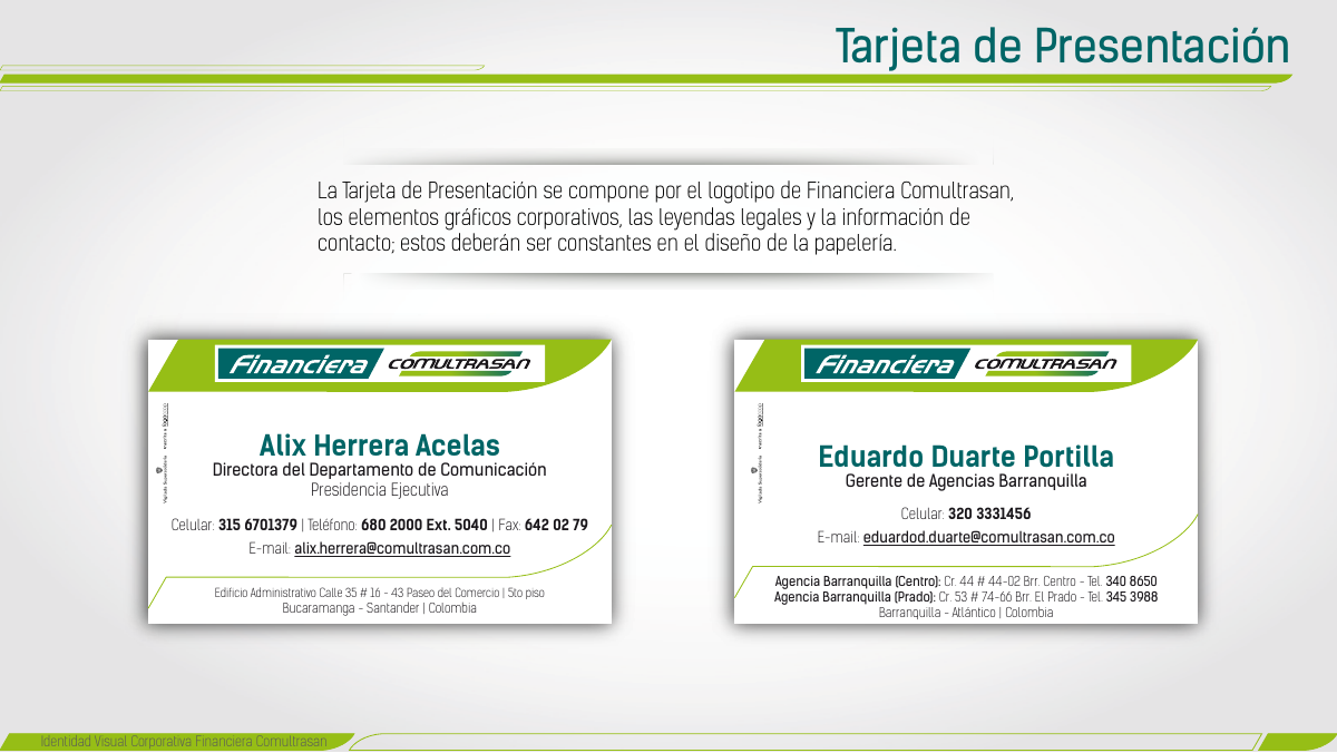Tarjeta de presentación