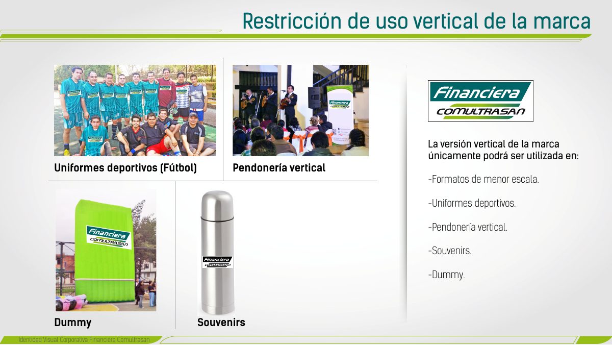 Restricción de uso vertical