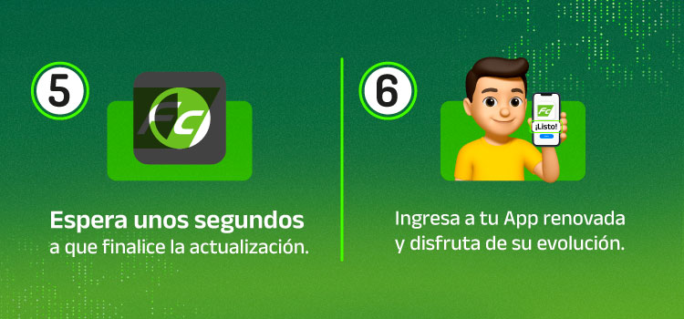 Paso 3 - Cómo actualizar la App