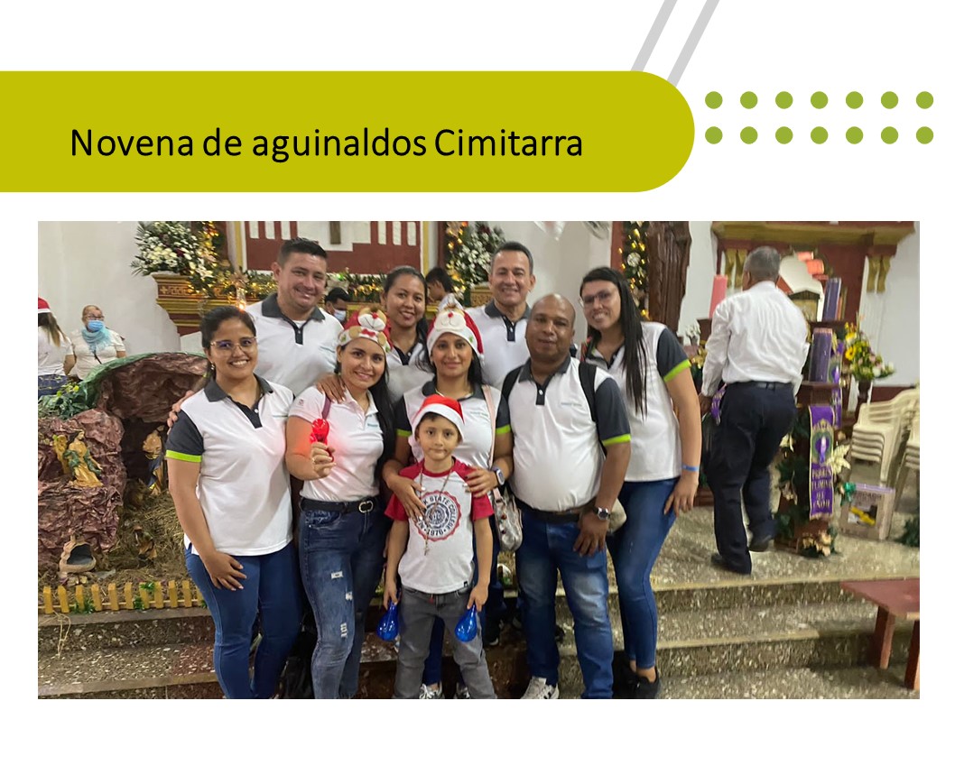 Vinculación novena navideña