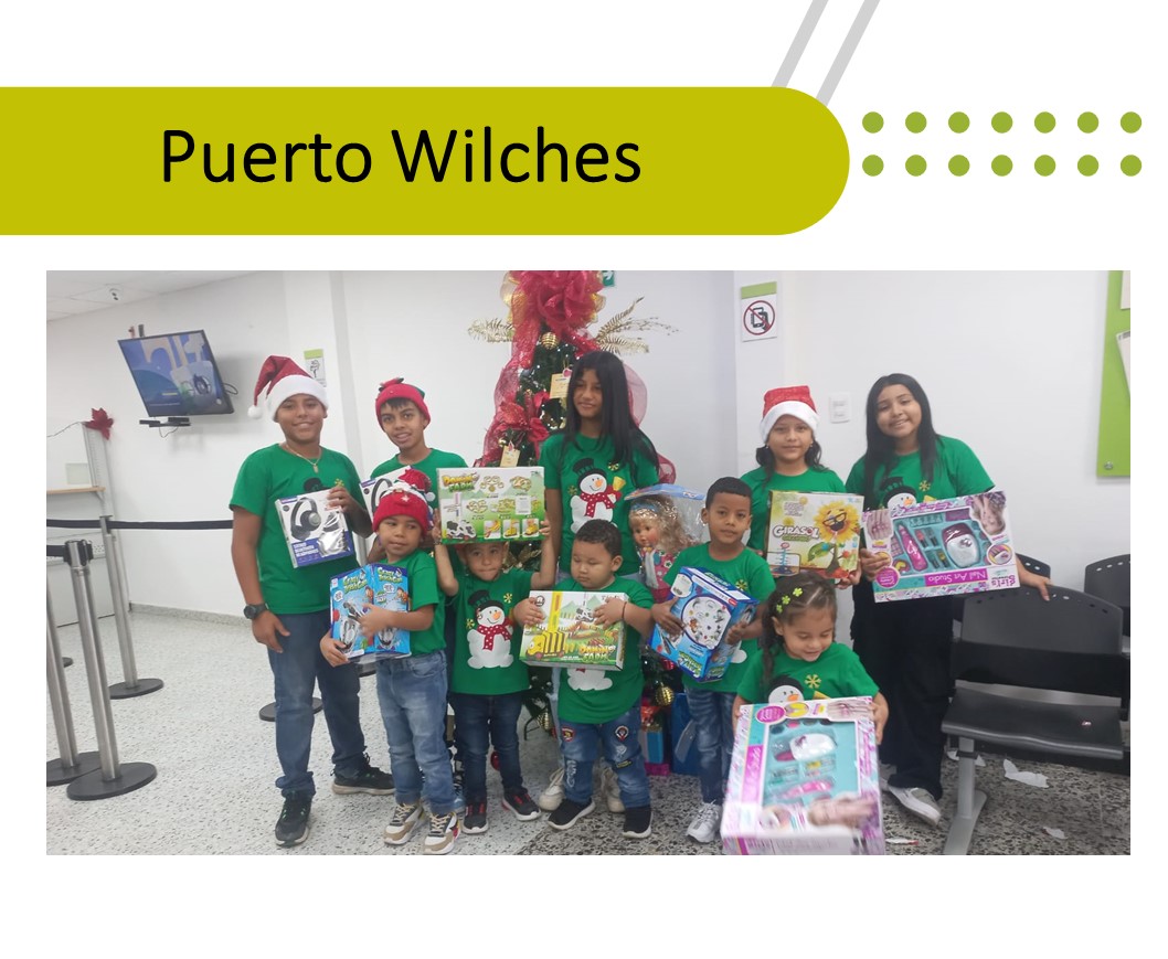 Entrega de regalos Puerto W
