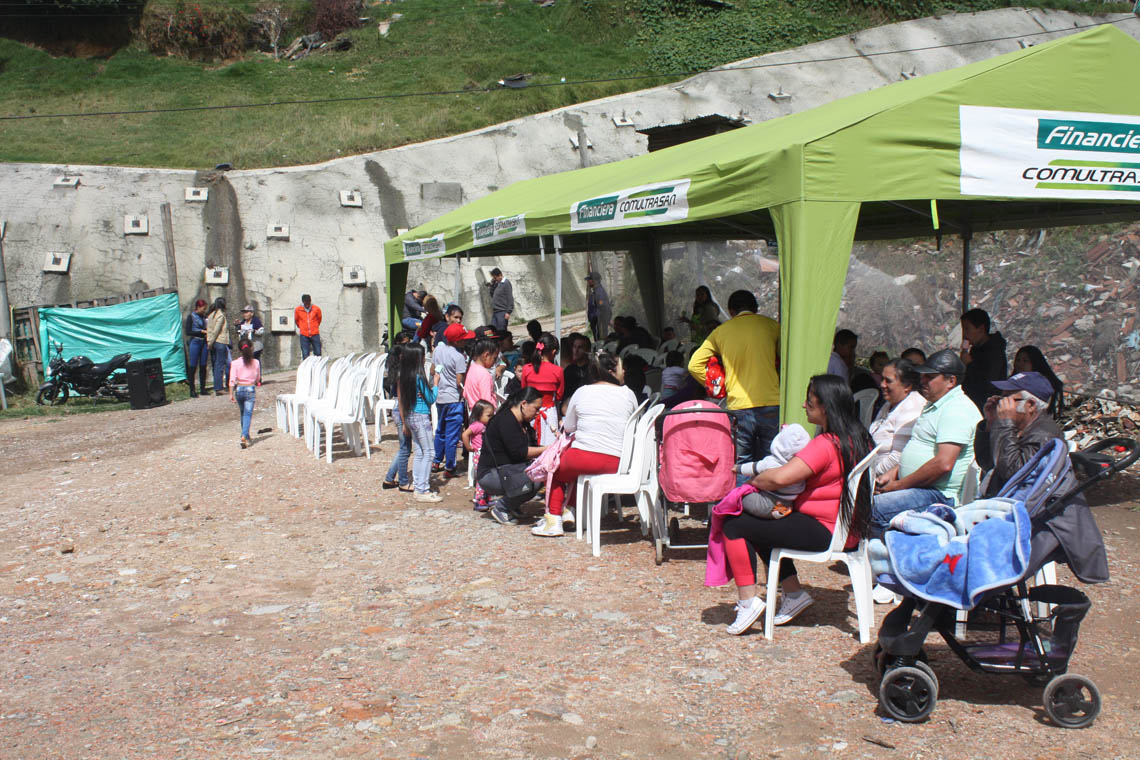 Brigada de salud en Bogotá