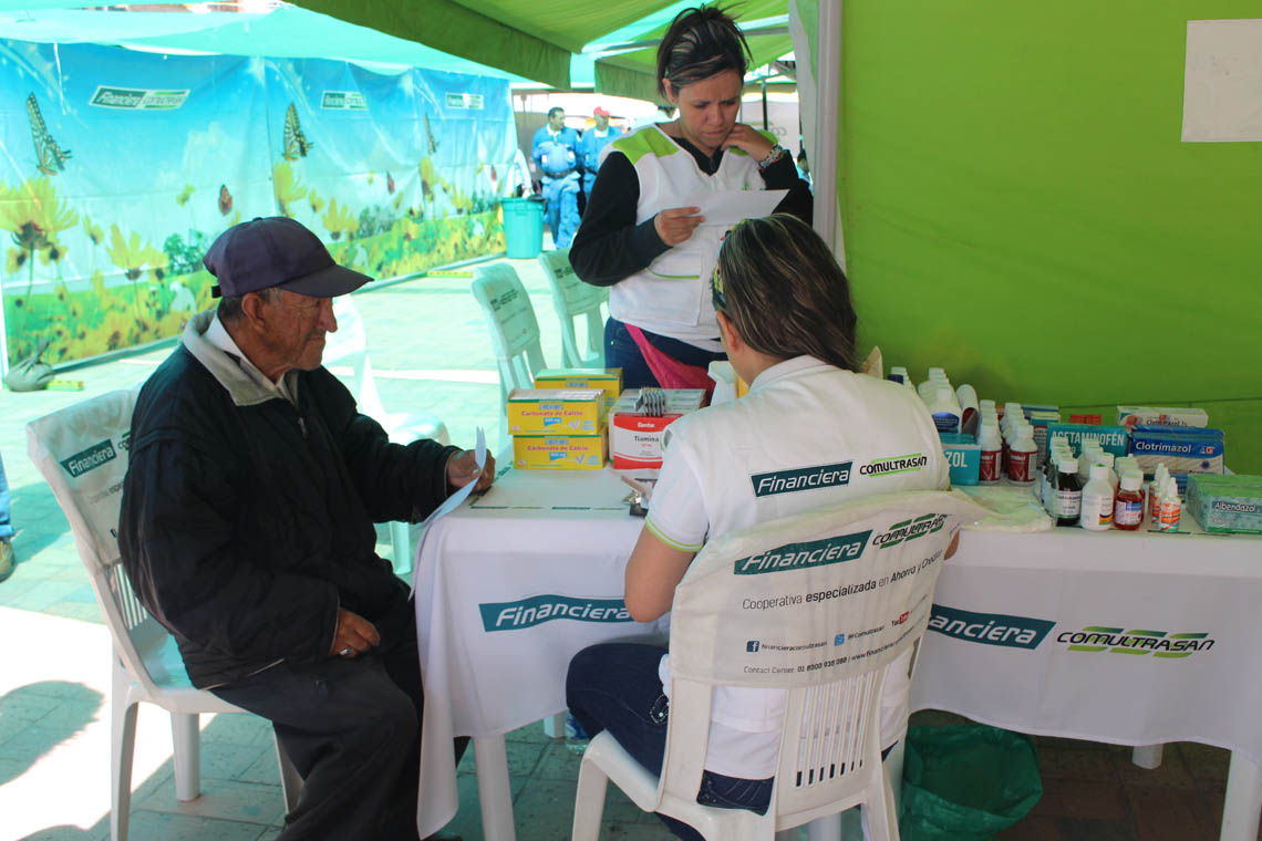Brigada de salud en Duitama