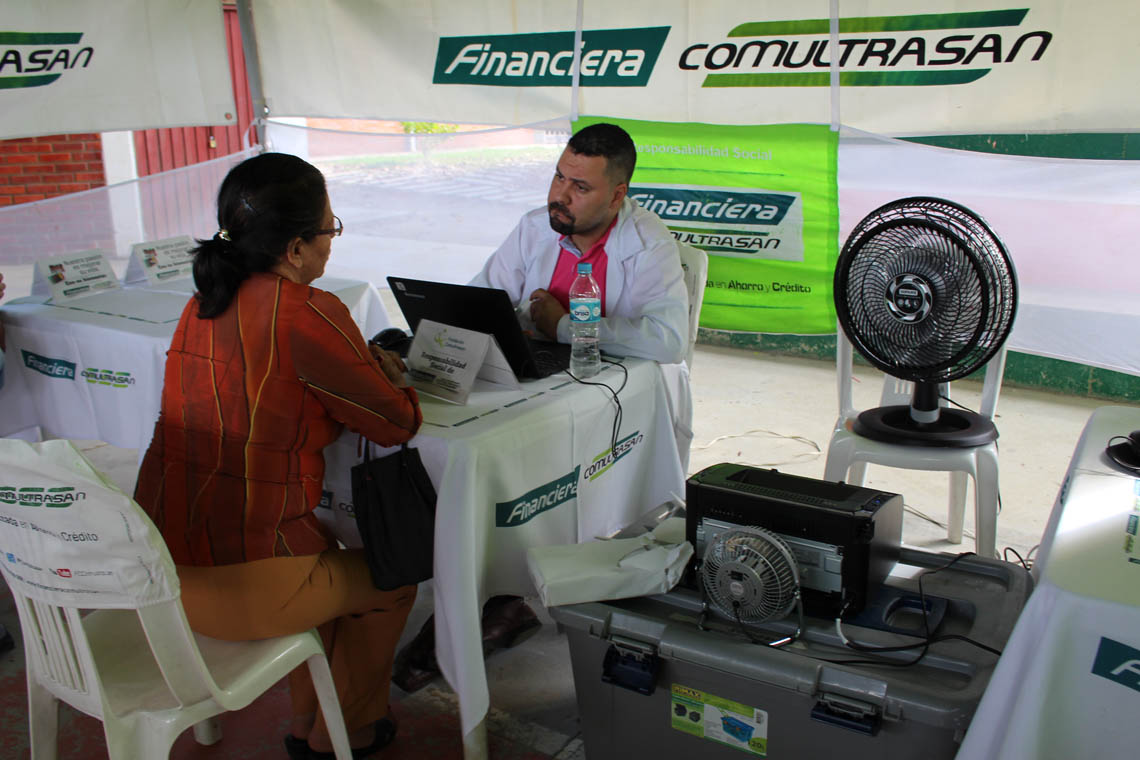 Brigada de salud en San Alberto