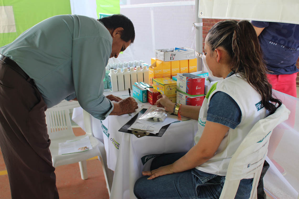 Brigada de salud en San Alberto