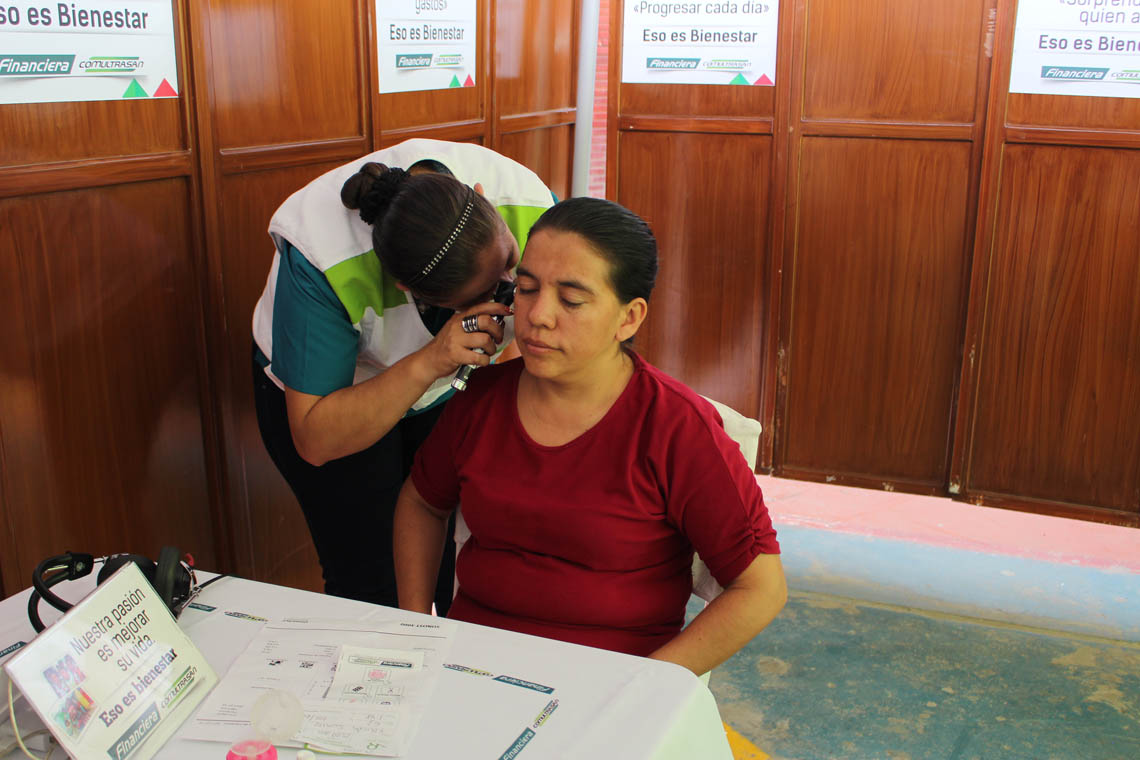 Brigada de salud en San Alberto