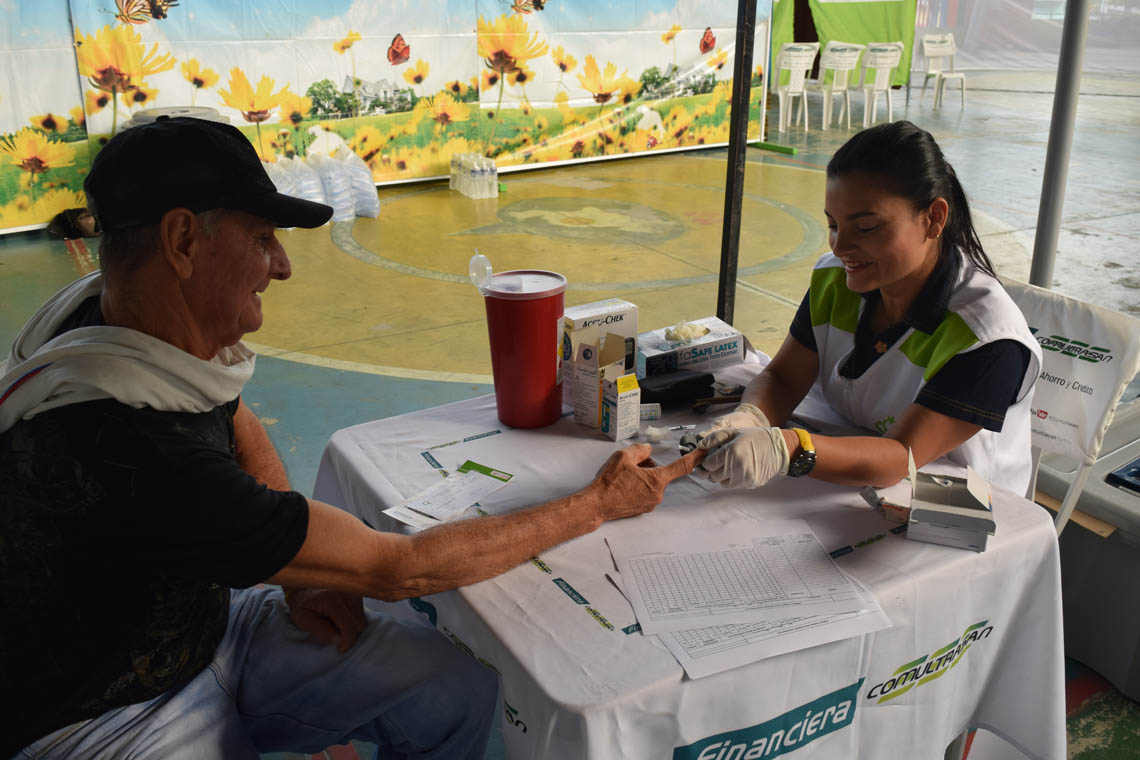 Brigada de salud en  San Martín 