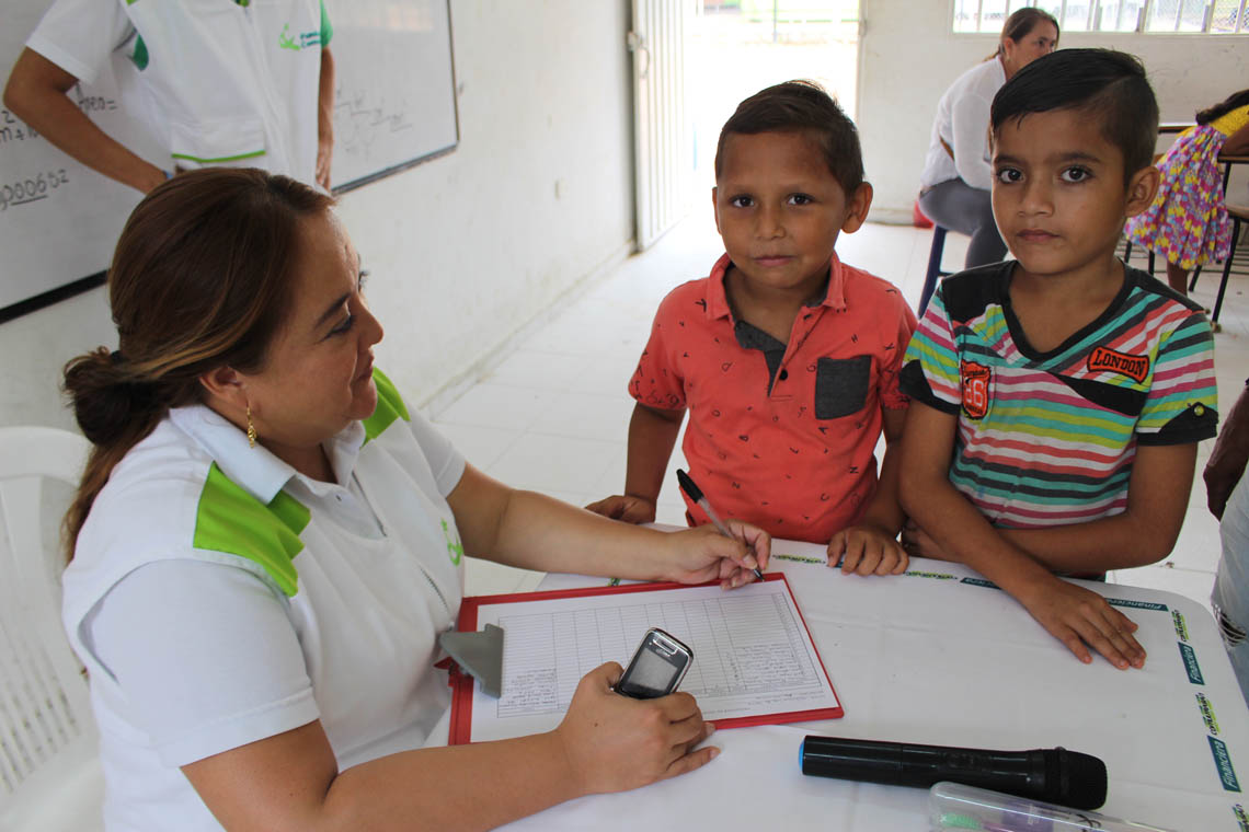 Brigada de salud en Aguachica
