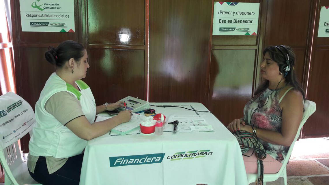 Brigada de salud en San Gil