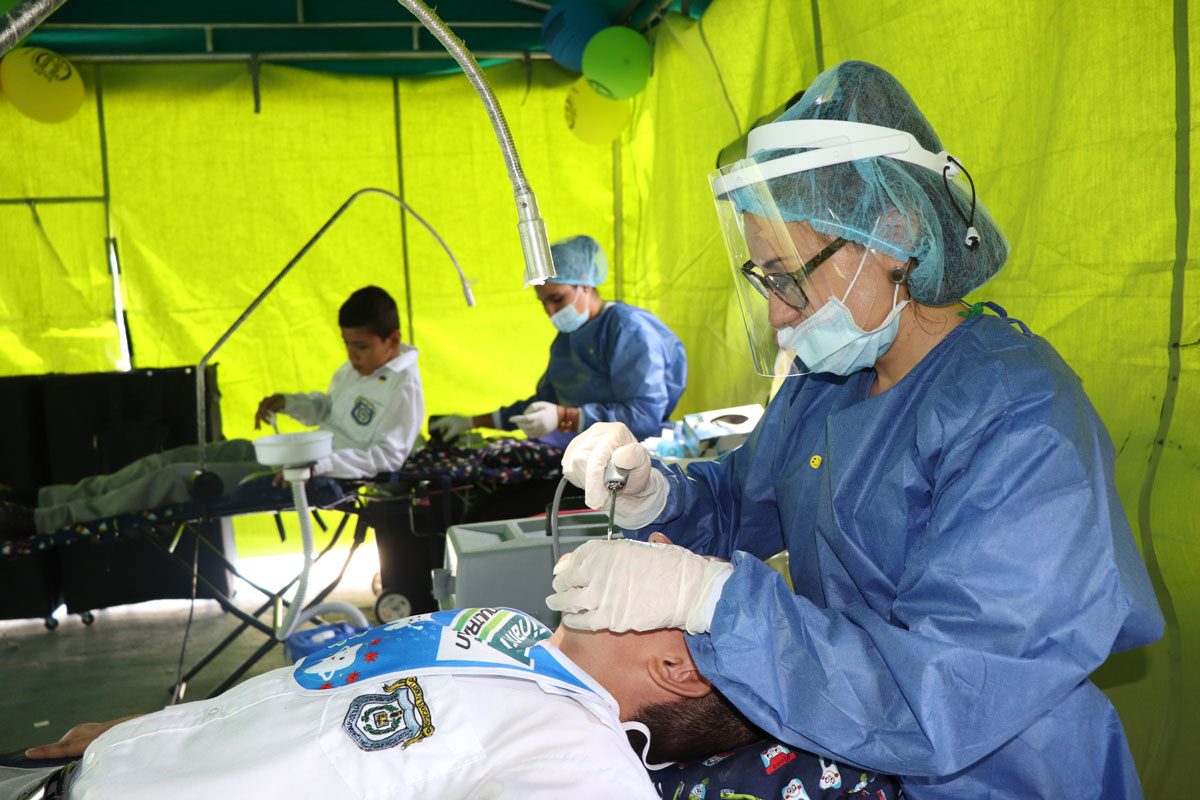 Brigada de salud en San Alberto