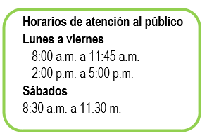 Horario de atención
